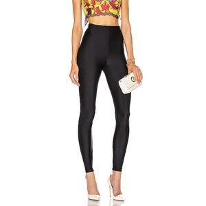 VERSACE STRETCH LEGGING, SZ IT/38 BLACK NWT!